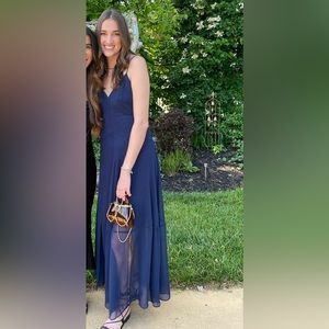Bar III Navy Blue Maxi Dress